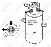 Trockner, Klimaanlage NRF 33033