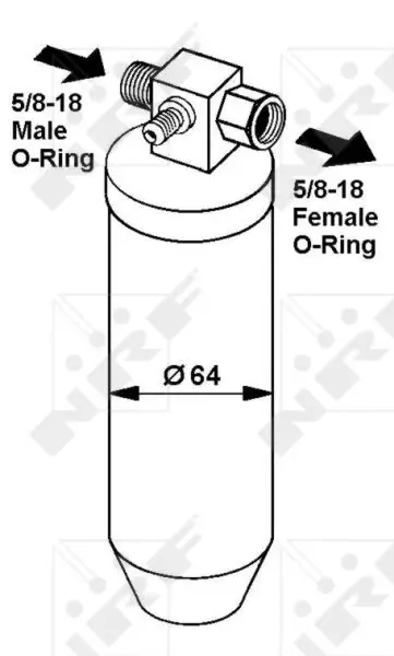 Trockner, Klimaanlage NRF 33068