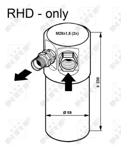 Trockner, Klimaanlage NRF 33082 Bild Trockner, Klimaanlage NRF 33082