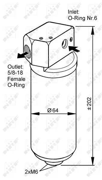 Trockner, Klimaanlage NRF 33087