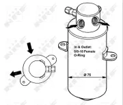 Trockner, Klimaanlage NRF 33165