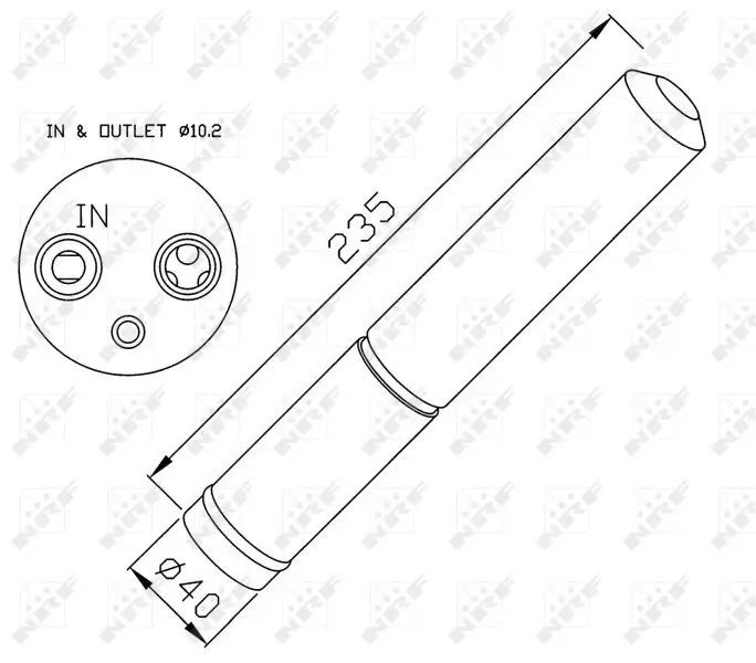 Trockner, Klimaanlage NRF 33225