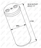 Trockner, Klimaanlage NRF 33233