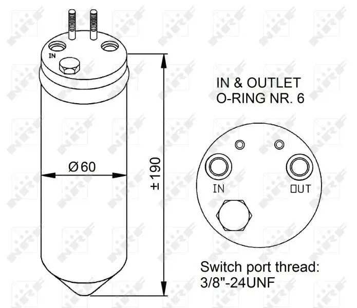 Trockner, Klimaanlage NRF 33256