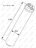 Trockner, Klimaanlage NRF 33284