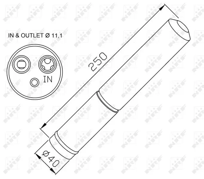 Trockner, Klimaanlage NRF 33295