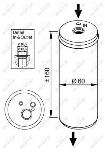 Trockner, Klimaanlage NRF 33296 Bild Trockner, Klimaanlage NRF 33296