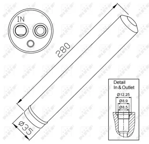 Trockner, Klimaanlage NRF 33302 Bild Trockner, Klimaanlage NRF 33302