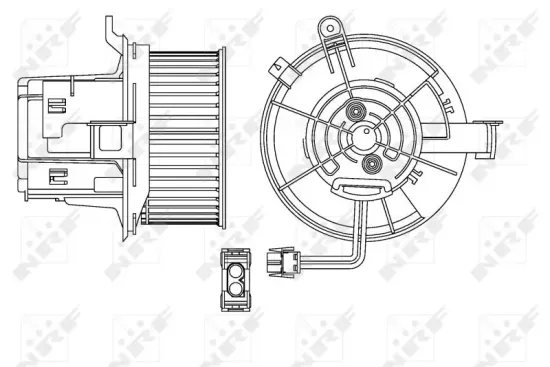 Innenraumgebläse 12 V NRF 34154 Bild Innenraumgebläse 12 V NRF 34154