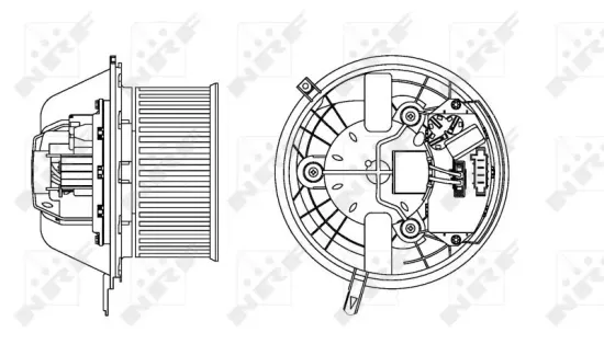 Innenraumgebläse 12 V NRF 34169 Bild Innenraumgebläse 12 V NRF 34169