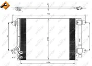 Kondensator, Klimaanlage NRF 350028