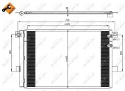 Kondensator, Klimaanlage NRF 350041