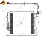 Kondensator, Klimaanlage NRF 350054