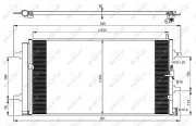 Kondensator, Klimaanlage NRF 350069