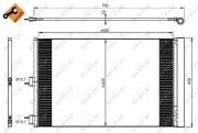 Kondensator, Klimaanlage NRF 350206