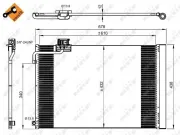 Kondensator, Klimaanlage NRF 350214