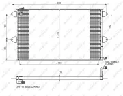 Kondensator, Klimaanlage NRF 35034