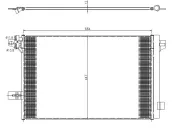 Kondensator, Klimaanlage NRF 350369