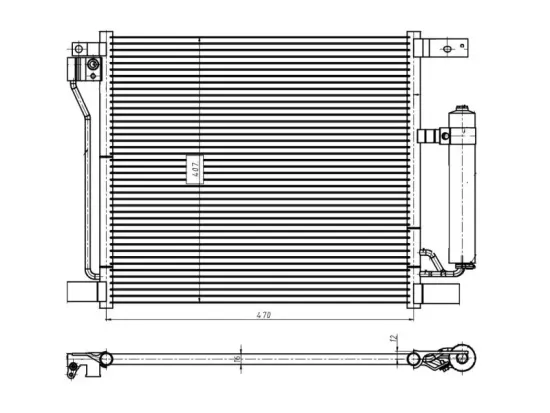 Kondensator, Klimaanlage NRF 350422 Bild Kondensator, Klimaanlage NRF 350422