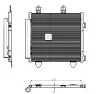 Kondensator, Klimaanlage NRF 350445 Bild Kondensator, Klimaanlage NRF 350445