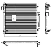 Kondensator, Klimaanlage NRF 350447