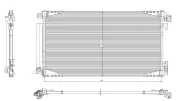 Kondensator, Klimaanlage NRF 350455
