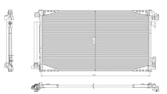 Kondensator, Klimaanlage NRF 350455 Bild Kondensator, Klimaanlage NRF 350455