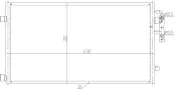 Kondensator, Klimaanlage NRF 350467