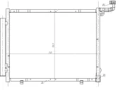 Kondensator, Klimaanlage NRF 350482