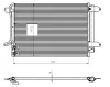 Kondensator, Klimaanlage NRF 350507 Bild Kondensator, Klimaanlage NRF 350507