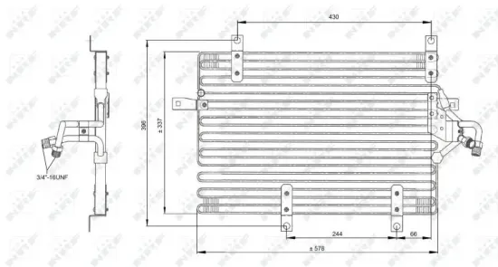 Kondensator, Klimaanlage NRF 35052 Bild Kondensator, Klimaanlage NRF 35052