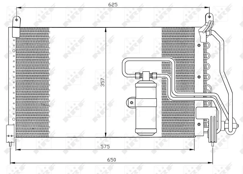 Kondensator, Klimaanlage NRF 35134