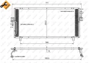 Kondensator, Klimaanlage NRF 35195