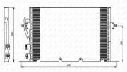 Kondensator, Klimaanlage NRF 35196