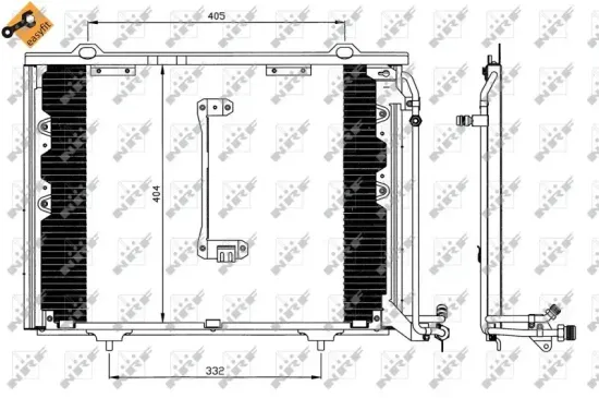 Kondensator, Klimaanlage NRF 35214 Bild Kondensator, Klimaanlage NRF 35214