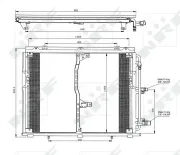 Kondensator, Klimaanlage NRF 35229