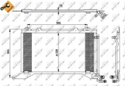 Kondensator, Klimaanlage NRF 35245