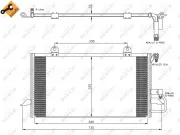 Kondensator, Klimaanlage NRF 35248