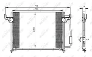 Kondensator, Klimaanlage NRF 35261