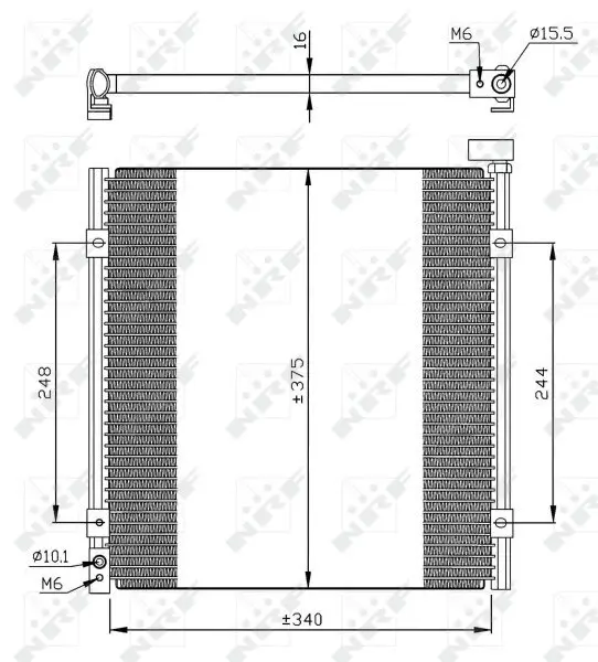 Kondensator, Klimaanlage NRF 35264 Bild Kondensator, Klimaanlage NRF 35264