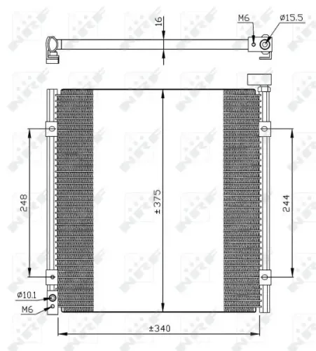 Kondensator, Klimaanlage NRF 35264 Bild Kondensator, Klimaanlage NRF 35264