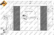 Kondensator, Klimaanlage NRF 35291