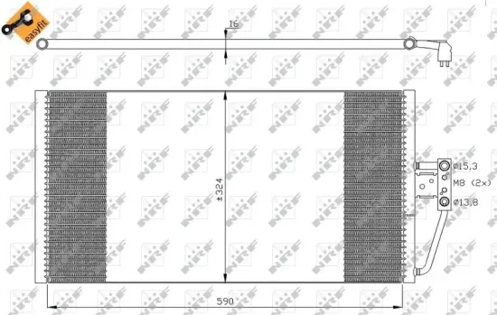 Kondensator, Klimaanlage NRF 35295 Bild Kondensator, Klimaanlage NRF 35295