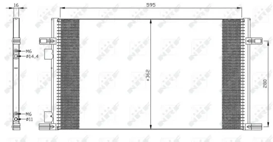 Kondensator, Klimaanlage NRF 35298 Bild Kondensator, Klimaanlage NRF 35298