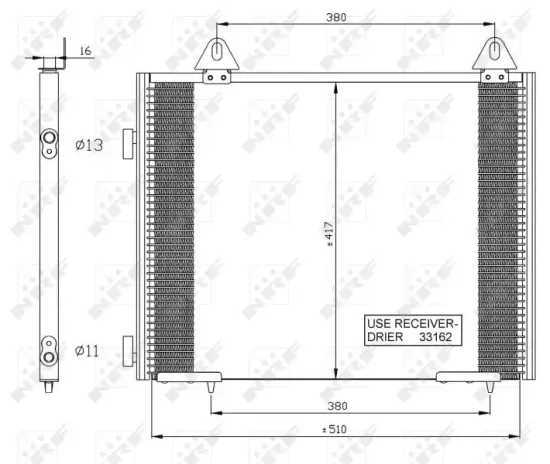 Kondensator, Klimaanlage NRF 35351 Bild Kondensator, Klimaanlage NRF 35351