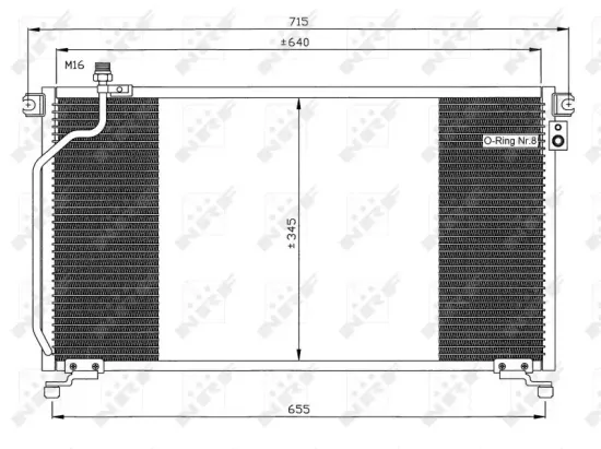 Kondensator, Klimaanlage NRF 35374 Bild Kondensator, Klimaanlage NRF 35374