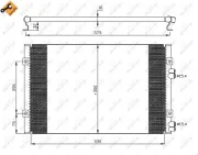 Kondensator, Klimaanlage NRF 35384