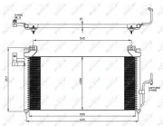 Kondensator, Klimaanlage NRF 35386