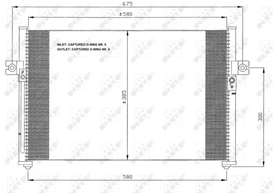 Kondensator, Klimaanlage NRF 35389 Bild Kondensator, Klimaanlage NRF 35389