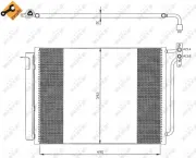 Kondensator, Klimaanlage NRF 35406